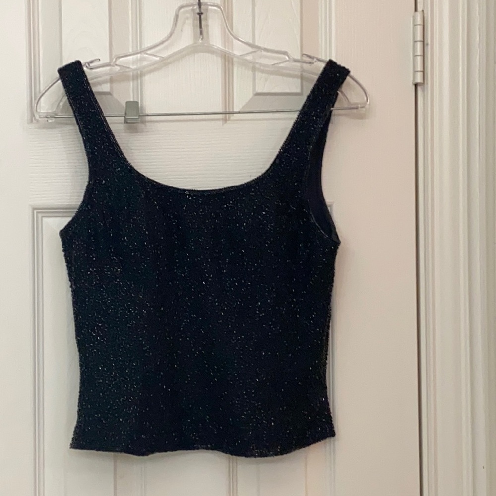 Cache sequined top